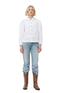 COTTON POPLIN SHIRT Ganni