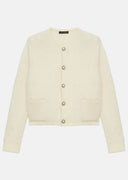 Guest ecru mohair and wool knitted cardigan Tara Jarmon