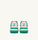 BASKET CLC EN CUIR BLANC, VERT ET ROSE Autry