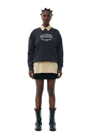 SWEAT-SHIRT DARK GREY ISOLI OVERSIZED Ganni