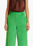 Pantalon large en velours côtelé ver Essentiel