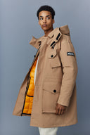 HARLEM Parka en Bonded Tech et en duvet avec capuchon Mackage