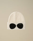 Bonnet Goggle en maille légère confectionné en laine mérinos extrafine