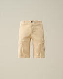 STRETCH SATEEN CARGO SHORTS C.P. Company