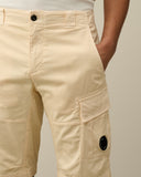 STRETCH SATEEN CARGO SHORTS C.P. Company