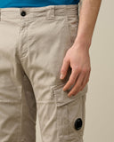 STRETCH SATEEN CARGO SHORTS C.P. Company
