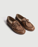 Posa Boat Loafer Leather Brown
