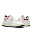 BASKET AUTRY LOW CUIR BLANC