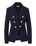 MILLER DICKEY JACKET veronica beard Navy boutons Or