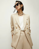 TOMI SATIN DICKEY JACKET veronica beard