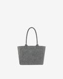 sac cabas à logo en coton délavé yenky zipped Marant