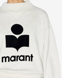 moby stand-up collar logo sweatshirt Marant Etoile