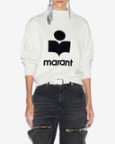 moby stand-up collar logo sweatshirt Marant Etoile