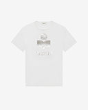 t-shirt à logo zewel en lin Marant Etoile