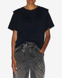 t-shirt à manches courtes en coton uni zelitos Marant Etoile