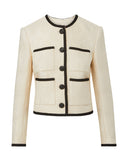 DARLA JACQUARD JACKET veronica beard