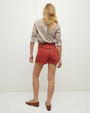 Marisol Poplin Shirt  Deep Ochre/White