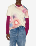 t-shirt à manches courtes en coton imprimé honore Marant