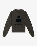 sweatshirt à logo col montant moby Marant Etoile