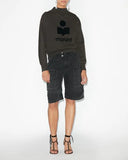 sweatshirt à logo col montant moby Marant Etoile