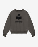sweatshirt molletonné à logo oversize mikoy Marant