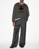 sweatshirt molletonné à logo oversize mikoy Marant