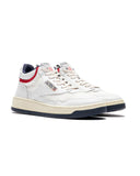 BASKET AUTRY LOW CUIR BLANC