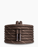 Posa Lacets Khaki/dark brown grey