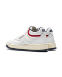BASKET AUTRY LOW CUIR BLANC
