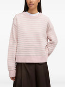 Pull en laine mélangée à rayures