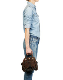 sac jerome dreyfuss Billy Nano Croûte Velours Imprimé Léopard Naturel