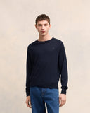 Pull Col Rond Ami de Coeur Ton-Sur-Ton