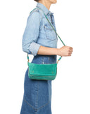 sac jerome dreyfuss Bobi S Croute velours Cactus