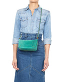 sac jerome dreyfuss Bobi S Croute velours Cactus