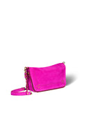 sac jerome dreyfuss Bobi S Croute Velours Fuxia