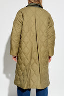Ganni GREEN Quilted Coat