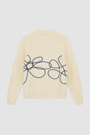 Logo fleur en tricot