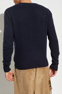 NAVY BLUE Cashmere Cardigan AMI