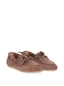 Posa Boat Loafer Brushed Suede Cocoa brown