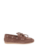 Posa Boat Loafer Brushed Suede Cocoa brown