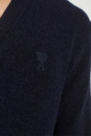 NAVY BLUE Cashmere Cardigan AMI