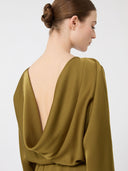 Robe en satin léger - Kaki