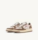 BASKET AUTRY MEDALIST LOW SUEDE/HAIR MUD
