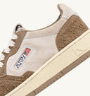 BASKET AUTRY MEDALIST LOW SUEDE/HAIR MUD