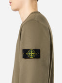 62420 BRUSHED ORGANIC COTTON FLEECE STONE ISLAND