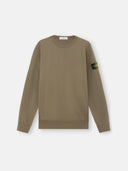62420 BRUSHED ORGANIC COTTON FLEECE STONE ISLAND
