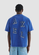 TYPO EMBROIDERED T-SHIRT NAVY