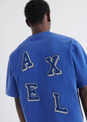 TYPO EMBROIDERED T-SHIRT NAVY