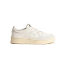 BASKET AUTRY MEDALIST LOW CUIR BLANC