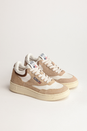 BASKET AUTRY OPEN ECRU/SUEDE